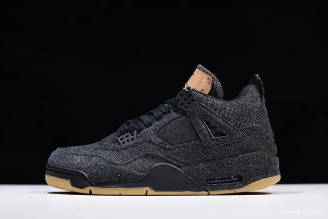 x Jordan 4 'black' Levi's Air AO2571-001 0429